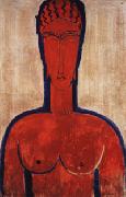 Amedeo Modigliani Large red Bust china oil painting reproduction